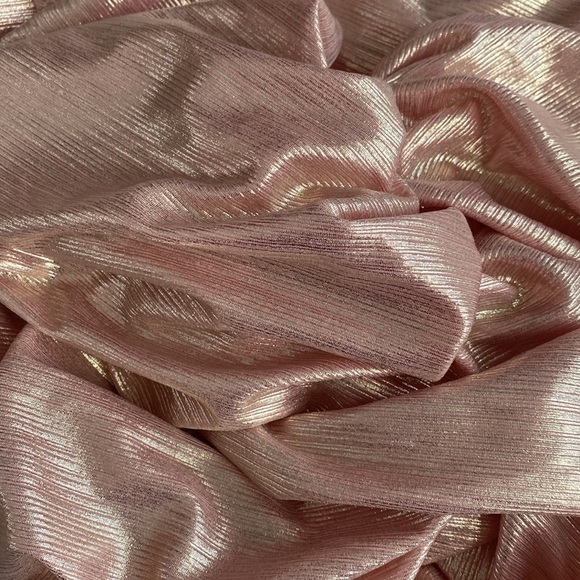 Show Me Your MuMu Pink Metallic Short Sleeve Tee Medium - Picture 14 of 15